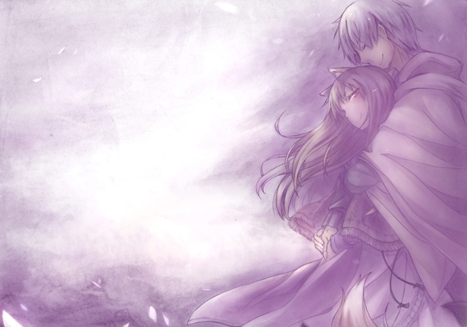 【模写】わっちは賢狼ホロ。ぬしと旅がしたい。