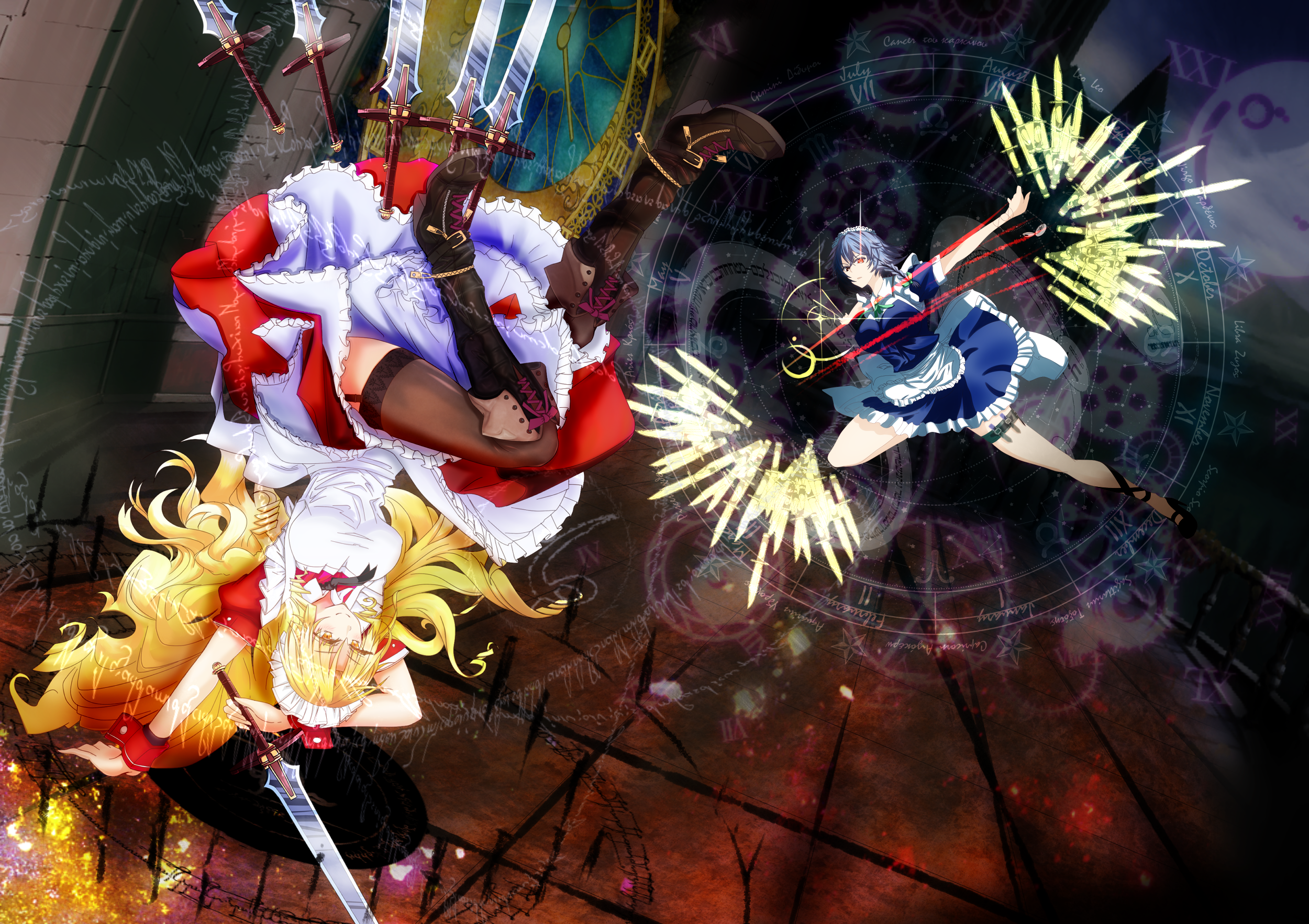 Project fight битва. Тохо Проджект Сакуя. Юмеко Тохо. Тоухоу файтинг. Touhou Данмаку Сакуи.